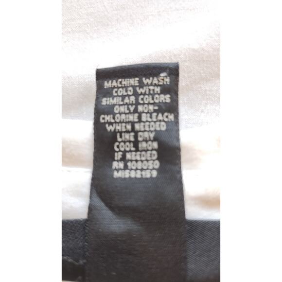 Lane Bryant Contrast Collar Long Sleeves striped button front Blouse size 18/20. - Picture 6 of 11